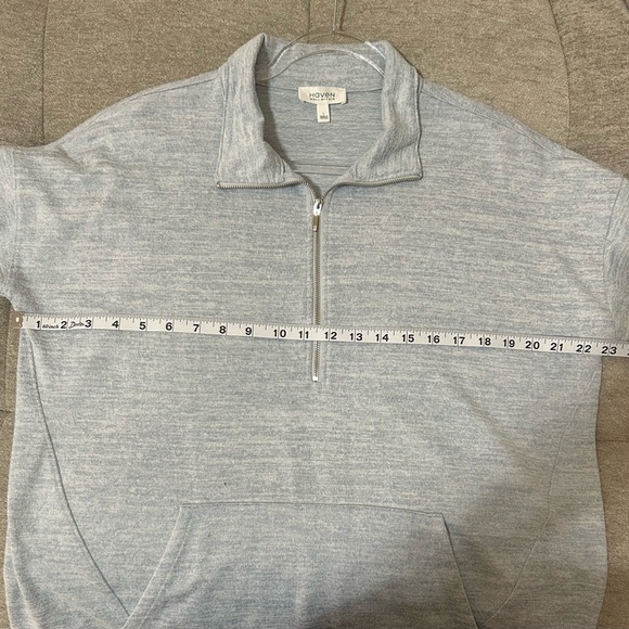 Haven Well Within Women's Light BLUE Quarter-Zip pullover - Picture 3 of 6